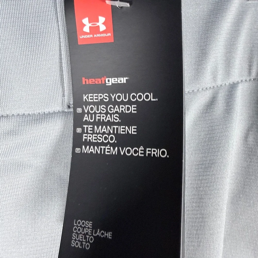 Under Armour‎ Mens HeatGear Baseball Pants Gray Blue Relaxed Fit 3XL NWT
